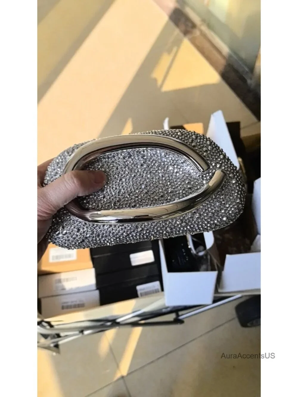 N/A clutch secure glitter